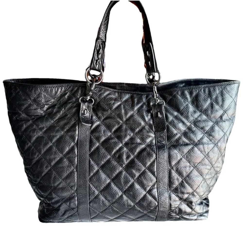 Jumbo BCBGMaxAzria 100% leather heavy weekender bag. Vintage used 1x
